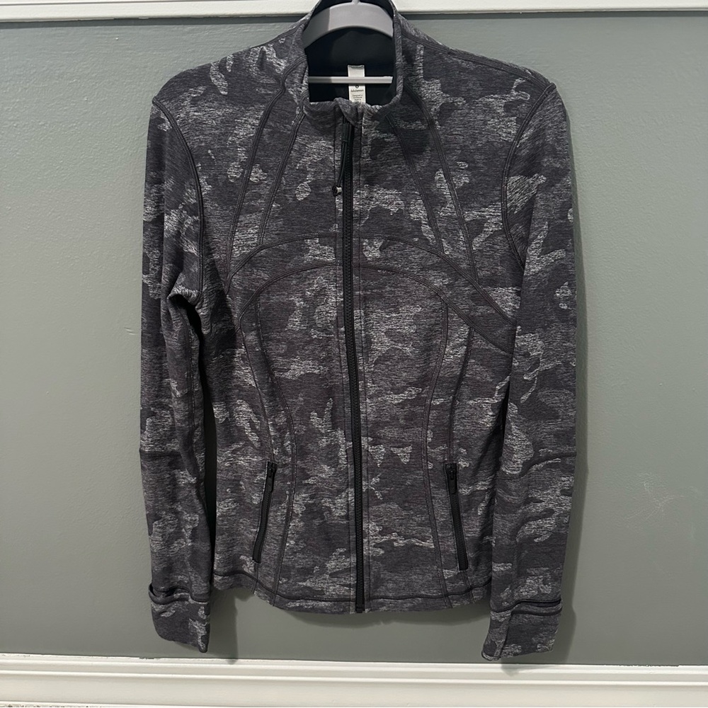 lululemon athletica Dark Gray Camo Utility Jacket